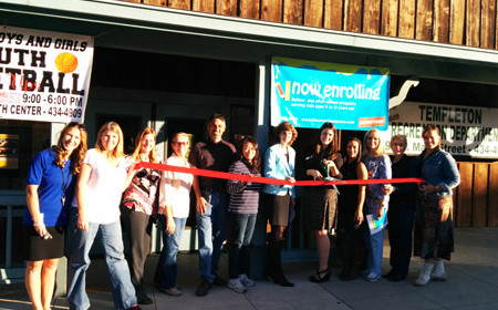 Ribbon cutting ceremony at Champions