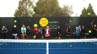 Templeton Tennis Ranch players on court