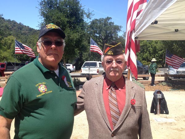 Veterans Larry Strang and Daniel Obrien. 