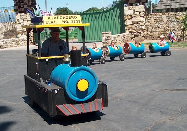 The Atascadero Elks Lodge will be offering rides on their train. Photo courtesy of Atascadero Elks Lodge.