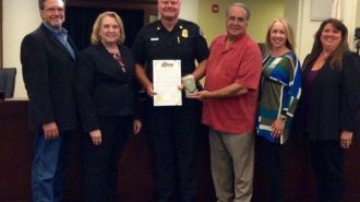 Fire Chief recognized for 32 years of service