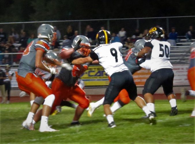 Atascadero's strong defense contributed to their victory almost as much as their touchdown scoring.