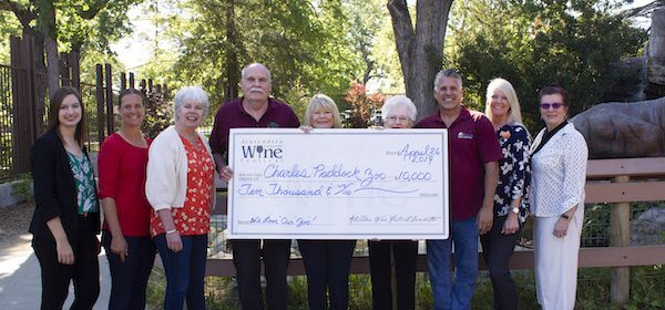 Atascadero Lakeside Wine Festival Committee gives $10k to Charles Paddock Zoo