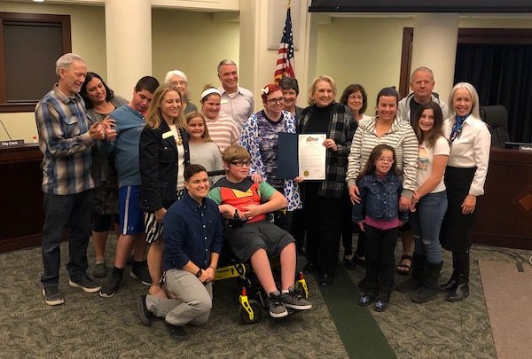 Don Clickard, Parents For Joy honored by City Council 