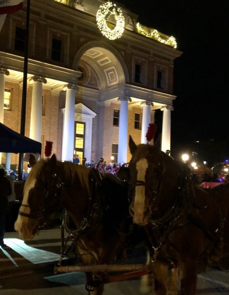 Community celebrates holiday lighting ceremony Friday night