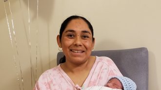 Cristina Torres Leon with Leap-Year Baby at TwinCities2