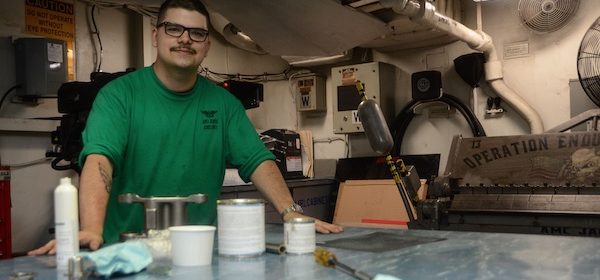 Atascadero native maintains aircraft at sea