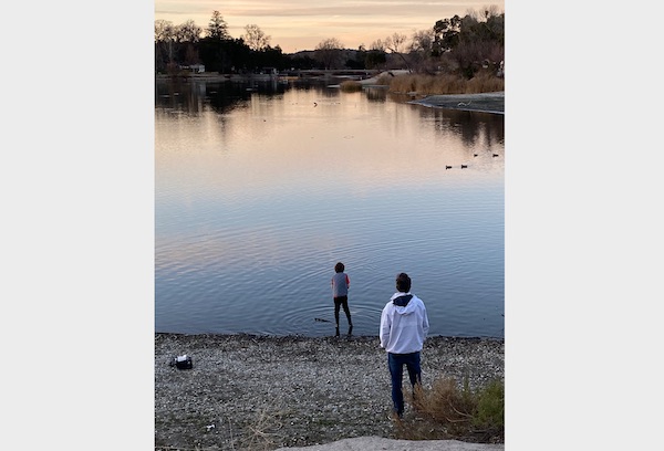 Locals fish at recently-stocked Atascadero Lake 