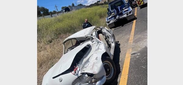 Patient transported to hospital after vehicle rollover on Highway 101