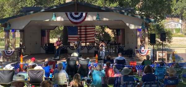 band at lake park 4th of july atascadero