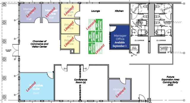 July BridgeWorks Office Layout