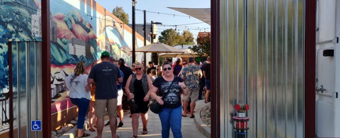 Packed Atascadero Pub Crawl Ancient Owl Beer Garden & Bottle Shoppe