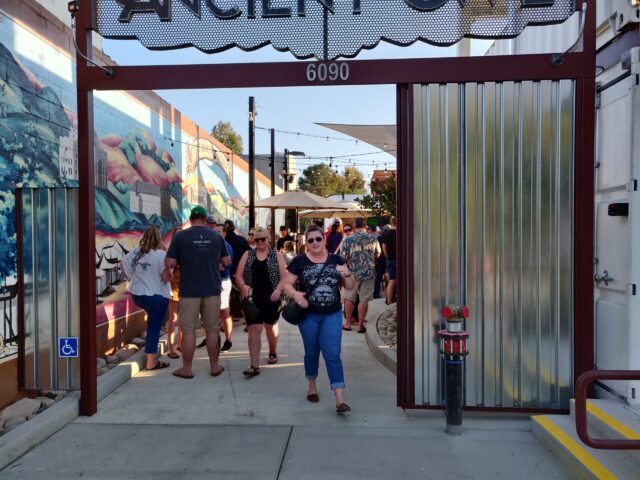 Packed Atascadero Pub Crawl Ancient Owl Beer Garden & Bottle Shoppe