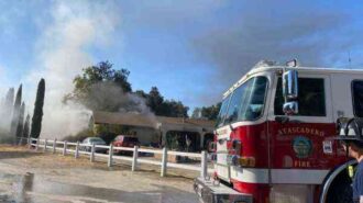 Structure fire reported in Atascadero Sunday