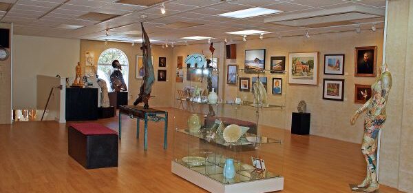 The Russell Gallery upstairs at Art Center Morro Bay