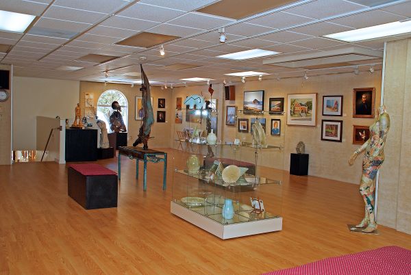 The Russell Gallery upstairs at Art Center Morro Bay