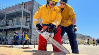 camp cinder firefighting for girls