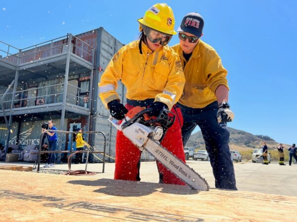 camp cinder firefighting for girls