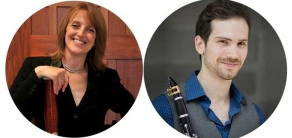 Principal bassoon Lisa Nauful and featured Soloist Richard Dobeck.