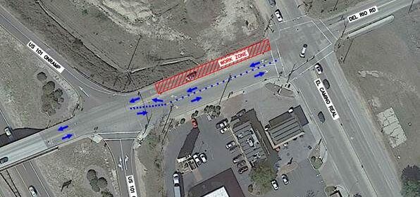 map of atascadero detour