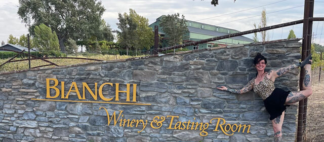 Yoga and wine event