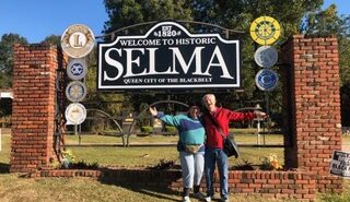 Gina and Ken at Selma, Alabama