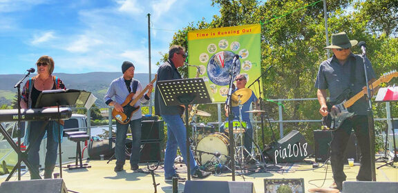 Back Bay Betty performing at a prior year's Earth Day event in San Luis Obispo.