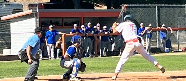 Chase Viale at the plate