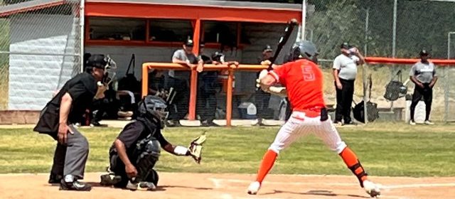 Jake Hixenbaugh at the plate
