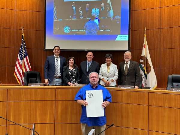 The San Luis Obispo County Board of Supervisors recently declared the first week in May as Elks National Youth Week