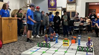 Robotics students give demos at Atascadero Elks Lodge dinner