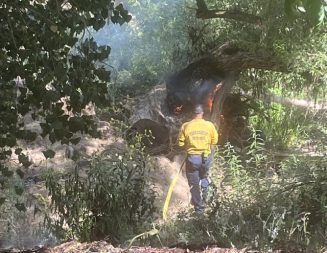 Spot fires contained in Atascadero Sunday