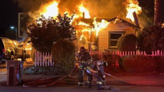 Early morning fire destroys home in San Luis Obispo