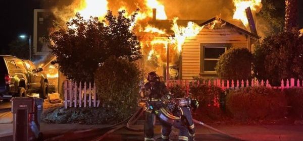 Early morning fire destroys home in San Luis Obispo