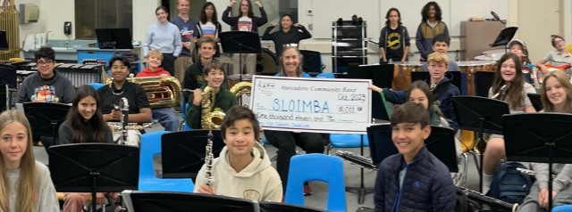 Atascadero Community Band donates over $1,000 to support school music programs