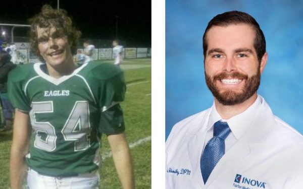 Former Eagles offensive lineman returns as volunteer physician for high school