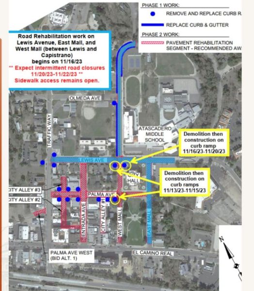 construction map atascadero downtown 