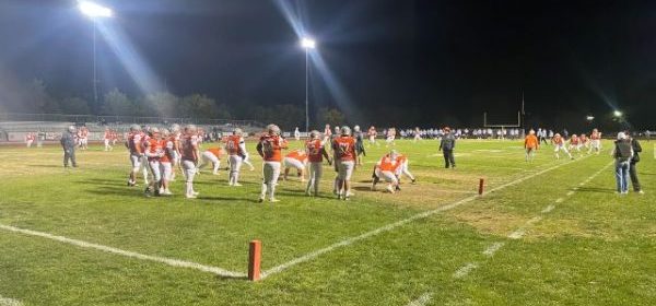 Photos and report by Johnathan Sze, – The Atascadero High School Greyhounds football team lost its quarterfinal matchup against the Washington Union Panthers from Fresno County on Thursday, Nov. 9, 41-13. The Panthers thought they had scored first, after forcing a three-and-out punt and taking the return all the way to the endzone, but it was called back for a Panthers penalty. It wouldn’t matter as they drove down the field capping the drive off with a run from ten yards out by Decurtis Shroud made it 7-0. Atascadero got the ball back and was making progress down the field, but a Kane Cooks interception on a screen pass gave Ryan Brown all the space to run it back for a touchdown to make it 14-0. The Greyhounds got into the red zone with under three minutes left in the half and facing a fourth down went for it. However, the pass was batted away and the Panthers got the ball back. It would take them one play as Brown found an open seam in the defense and went 77 yards for the touchdown. Washington Union stole a possession with an onside kick and cashed it in as the half expired on a QB sneak to make it 27-0. Coming out of the half was more of the same, Davien Potts received a reverse on the first play from scrimmage and took it 60 yards for another Panthers touchdown 34-0. An interception by senior Tyler Bukamier set up the Greyhounds in good field position, with senior Mason Degnan being the benefactor of a pass from senior Kane Cooks to put Atascadero on the board 34-6. Junior Mateo Cano would also find the endzone on a touchdown pass as the Greyhounds started to mount a comeback 34-13. However, Jason Torres found a streaking Hobbes who made the contested catch in the endzone to ice the game and make the score 41-13. “They were better than your typical 5-6 football team and they showed it tonight, and we made a few too many mistakes,” Head Coach Victor Cooper said. The Greyhounds season ends at 10-1, and even though this team loses a lot of key seniors they have the depth and talent from their juniors and underclassmen to stay a winning team next season.