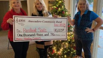 Atascadero Community Band donates over $1,000 to local nonprofit