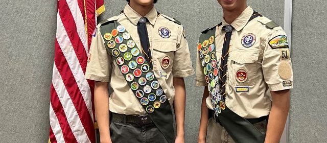 Two Atascadero brothers earn Eagle Scout rank on same night