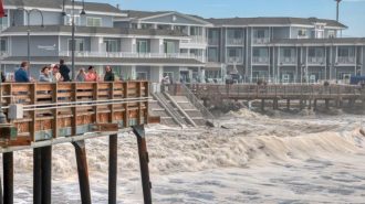 king tides in pismo beach photo posted to SLO County Life facebook group by user Sharon Krauch