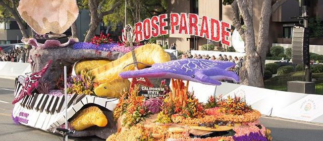 Cal Poly float receives Crown City Innovator Award at 2024 Rose Parade