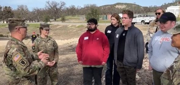 Young adults participate in Join the Army for a Day program