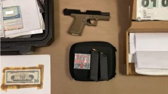 Convicted felon apprehended: stolen car, concealed weapon found