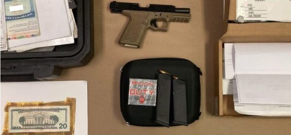 Convicted felon apprehended: stolen car, concealed weapon found