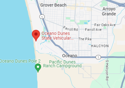 oceano dunes map
