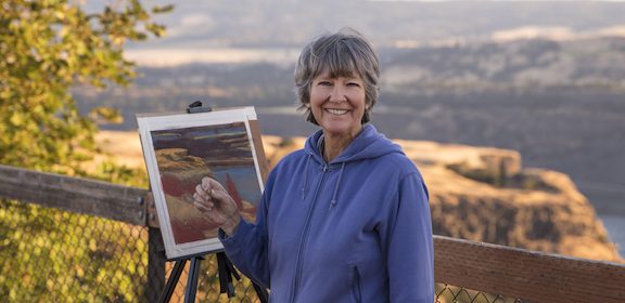 artist Dotty Hawthorne to give demo in morro bay