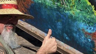 Zoo to unveil new beaver mural created by Chumash artist