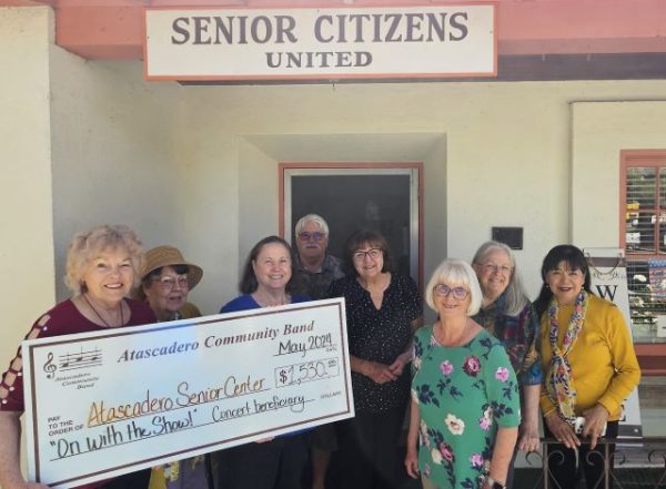 Atascadero Community Band makes record-breaking donation to senior center