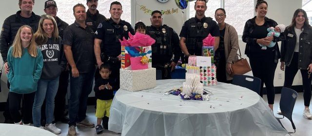 Police throw birthday celebration for children at ECHO Shelter